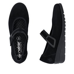 Rieker ballerina - sort L5357-00