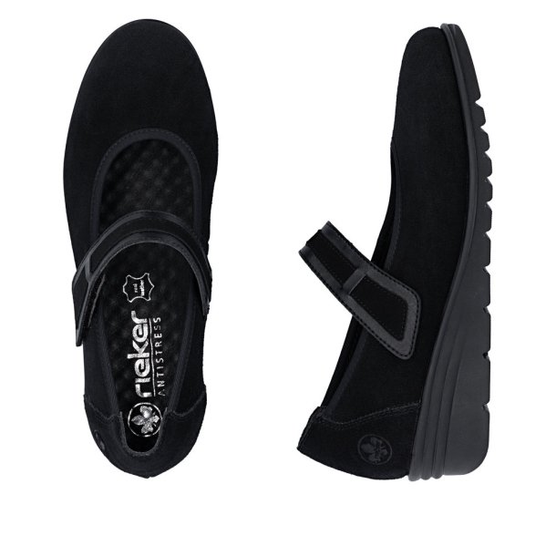 Rieker ballerina - sort L5357-00