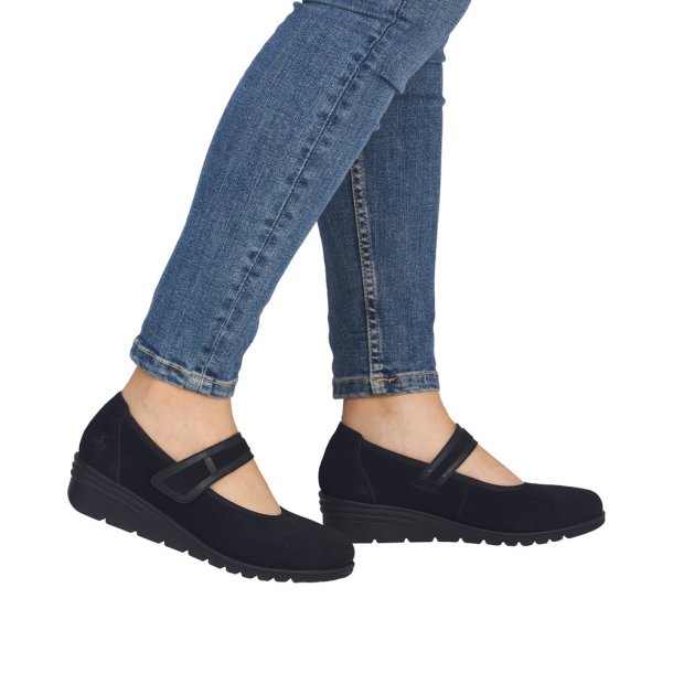 Rieker ballerina - sort L5357-00