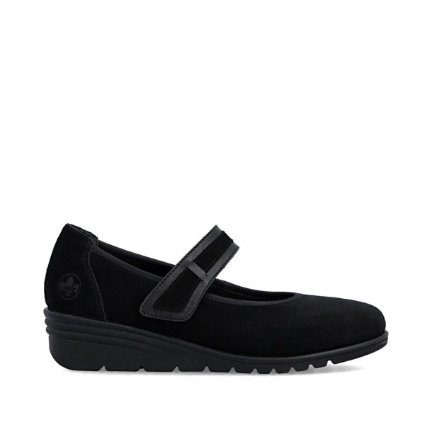 Rieker ballerina - sort L5357-00