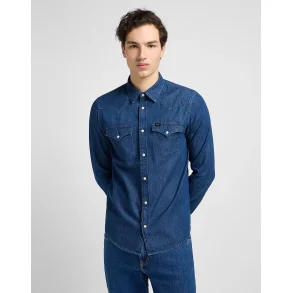 Lee Regular Western shirt L66WCUVK - mid blue 