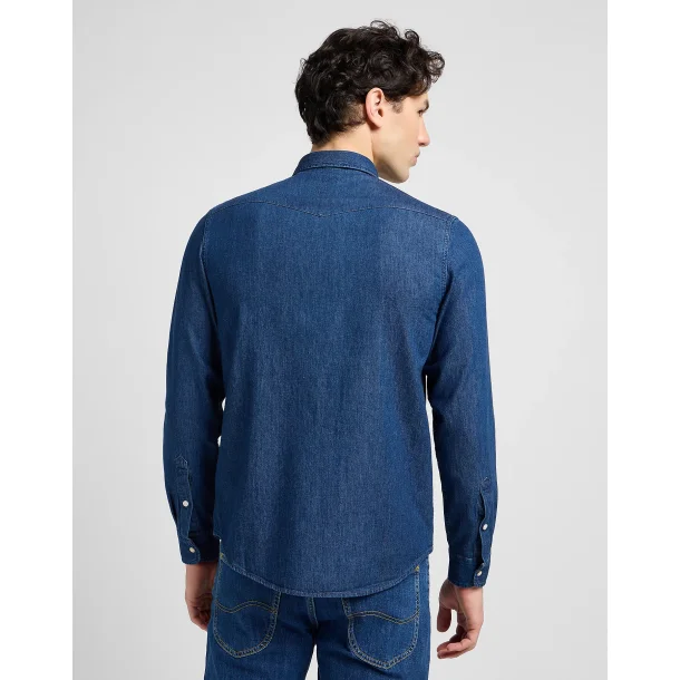 Lee Regular Western shirt L66WCUVK - mid blue 
