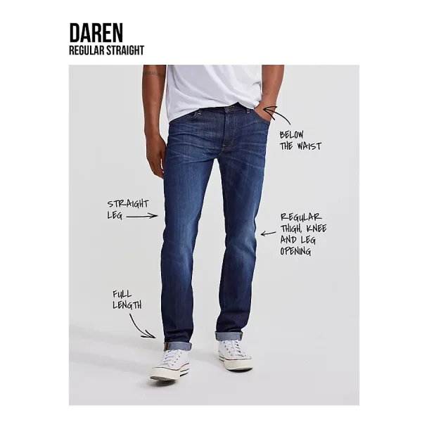 Lee Daren zip fly (regular fit) - black 