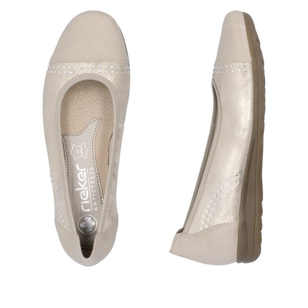 Rieker ballerina - beige L9353-62 