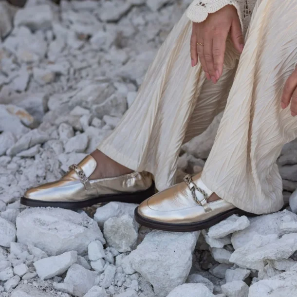 Copenhagen Shoes LOVE AND WALK - platino CS7845