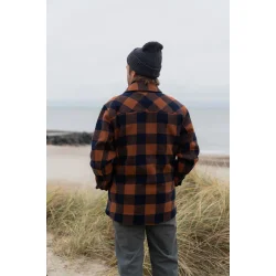 LAKOR Birler Wool Jacket - Blueberry/Mocha Bisque 