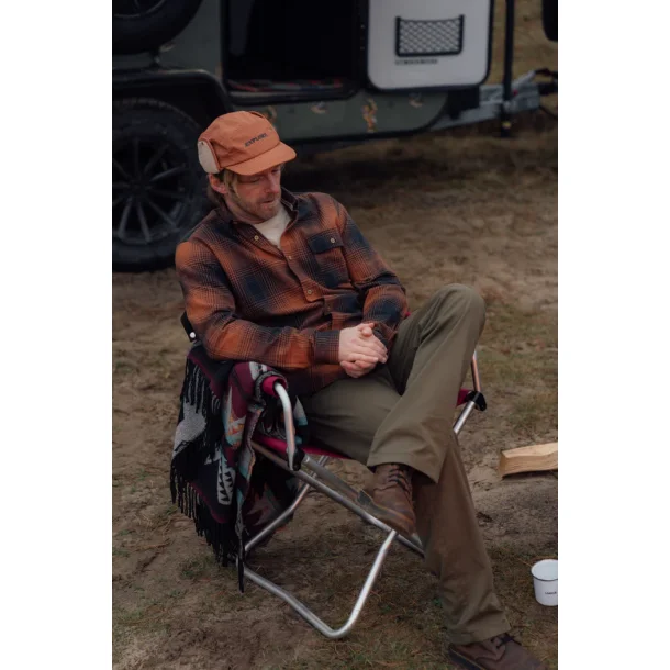 LAKOR Inca Unna Shirt - Mocha Bisque/Blueberry 