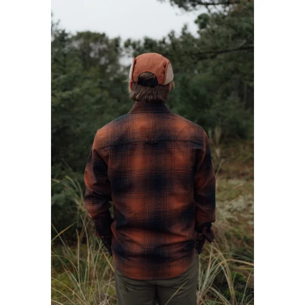 LAKOR Inca Unna Shirt - Mocha Bisque/Blueberry 