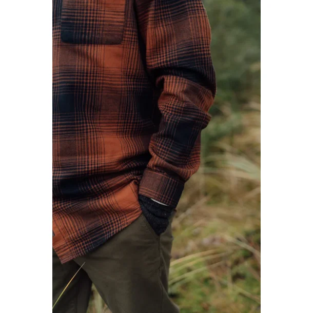 LAKOR Inca Unna Shirt - Mocha Bisque/Blueberry 