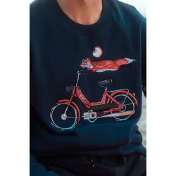 LAKOR Foxtail Crewneck - Blueberry 