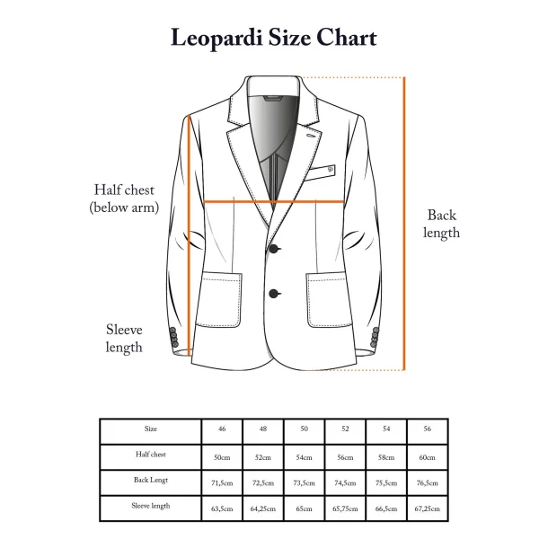 Blue de Gnes Leopardi Pallone Blazer - Navy Stripe