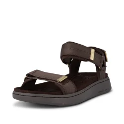 Woden sandal Line - Chocolate