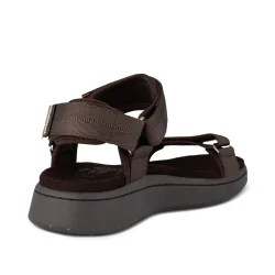 Woden sandal Line - Chocolate