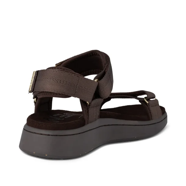 Woden sandal Line - Chocolate