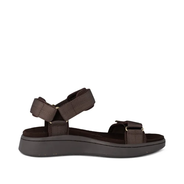 Woden sandal Line - Chocolate