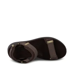 Woden sandal Line - Chocolate