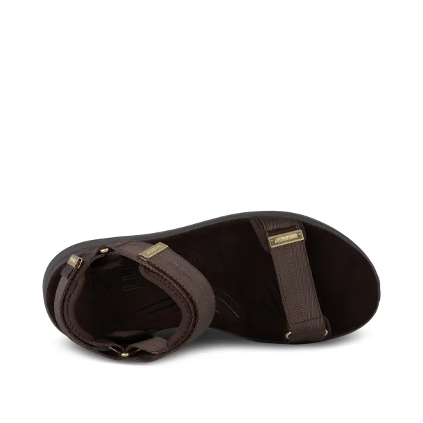 Woden sandal Line - Chocolate