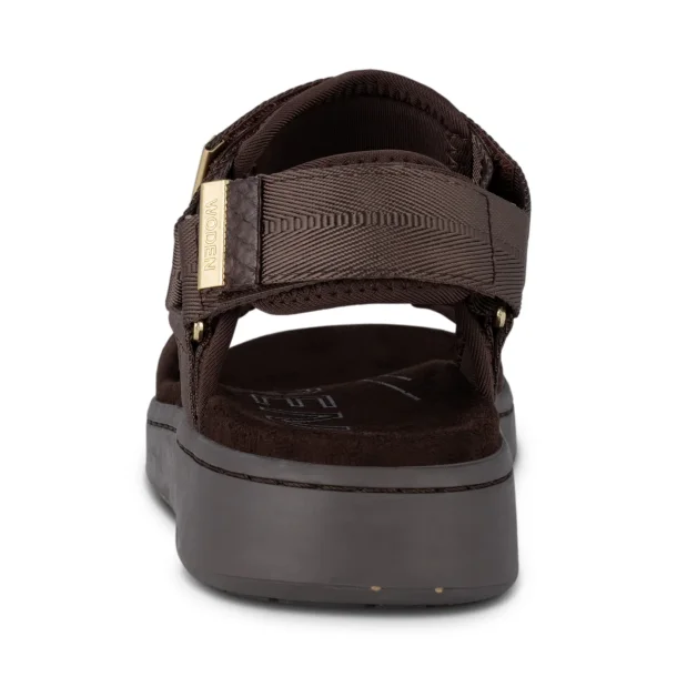 Woden sandal Line - Chocolate