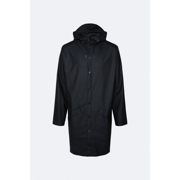 RAINS long jacket - black 1202