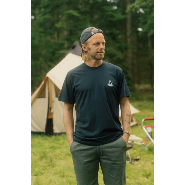 LAKOR Mini Shark Shaka t-shirt . blueberry 