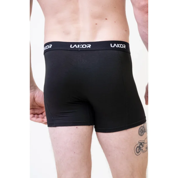 LAKOR Bamboo Boxers - black 