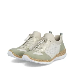 Rieker sneaker - gr�n/off white N4260-80