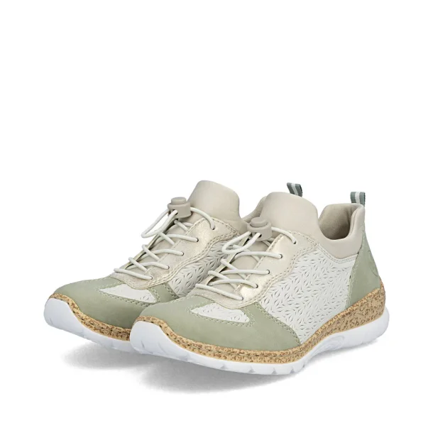 Rieker sneaker - gr�n/off white N4260-80