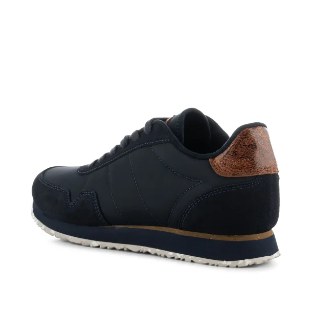 Woden Nora III leather - dark navy WL166-009