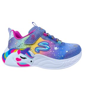 SKECHERS girls unicorn dreams - blue multi 302311L 