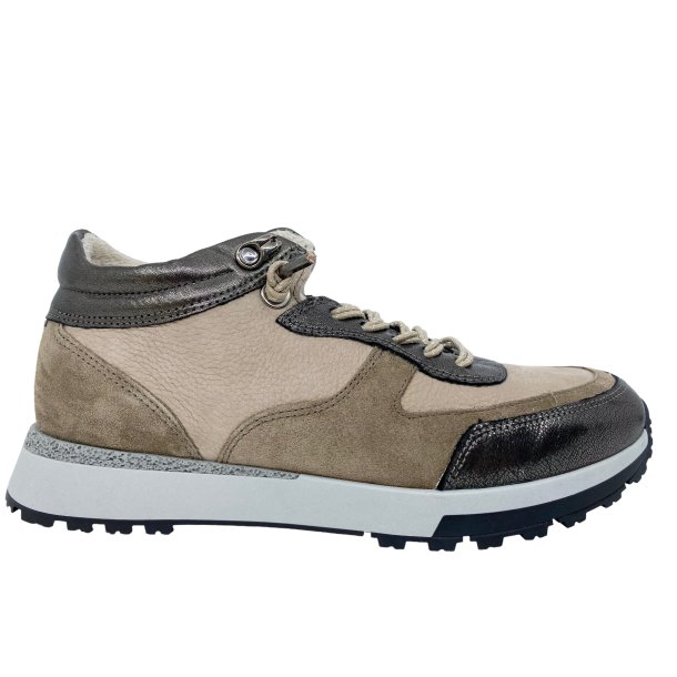 Paul Green hightop sneaker - steel/antelope 5200-004