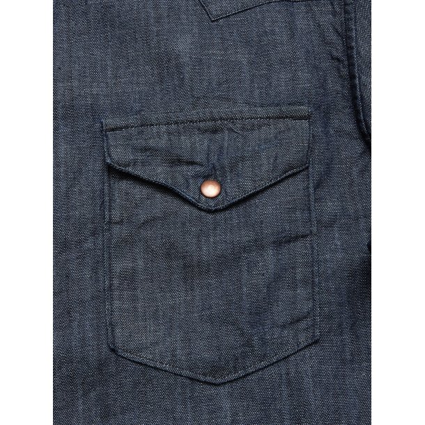 Blue de Gnes Pietro Shirt - rinse wash