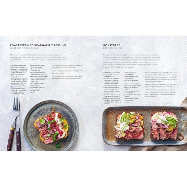 Sm�rrebr�d Scandinavian open sandwiches - Bront� Aurell (bog) 