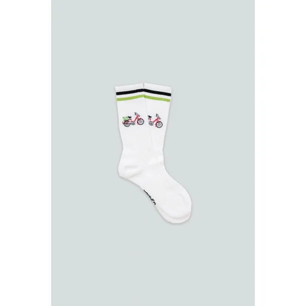 LAKOR Red Puch str�mper - white 