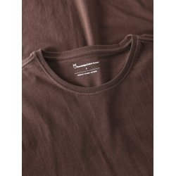Knowledge Cotton Basic tee -  shaved chocolate 1010113