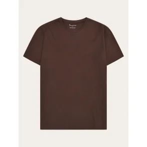 Knowledge Cotton Basic tee -  shaved chocolate 1010113