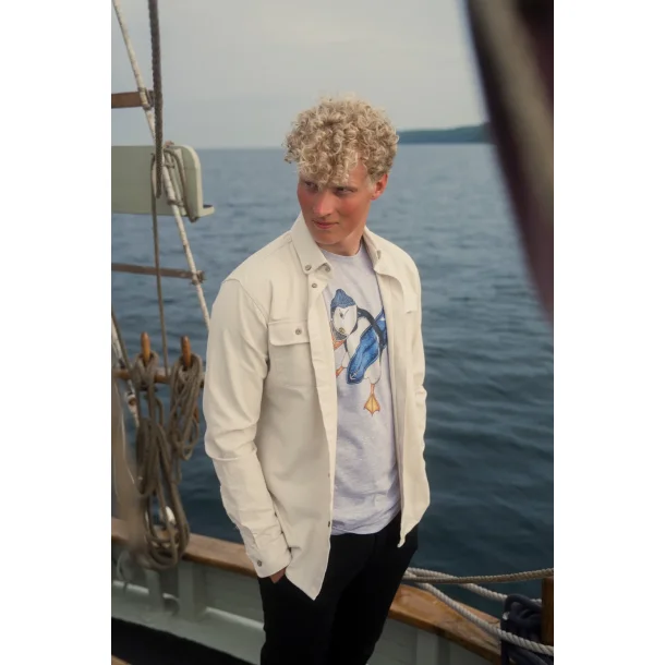 LAKOR Knokkel shirt - creme/Undyed