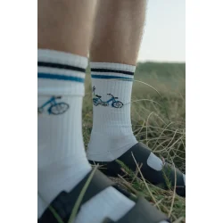 LAKOR Ocean maxi socks - white 