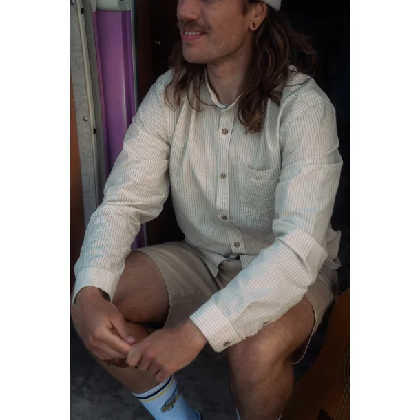 LAKOR Linus Light Shirt - Offwhite/Undyed