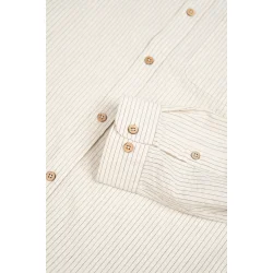 LAKOR Linus Light Shirt - Offwhite/Undyed
