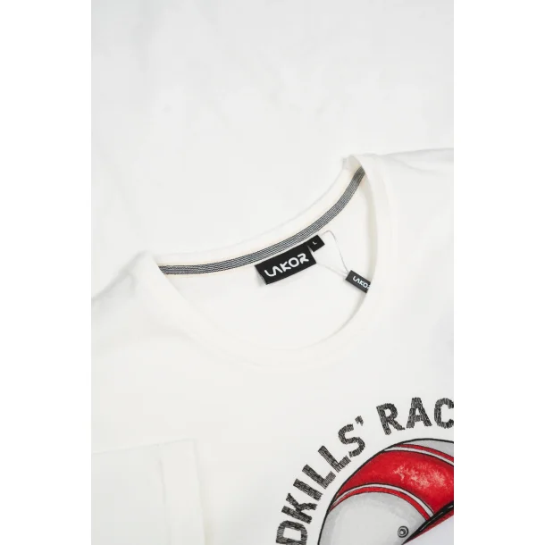 LAKOR Roadkills' Race Club t-shirt - Star white
