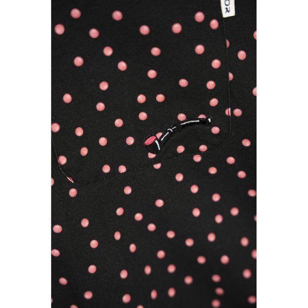 LAKOR Sprinkle Lakridspibe short sleeve shirt - moonless night 