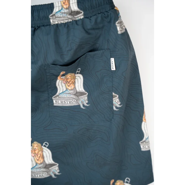 LAKOR Save the mermaids swim shorts - midnight navy 