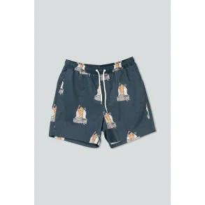 LAKOR Save the mermaids swim shorts - midnight navy 