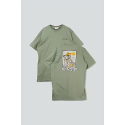 LAKOR Seaparrot &amp; shipster back t-shirt - seaspray