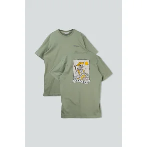 LAKOR Seaparrot & shipster back t-shirt - seaspray