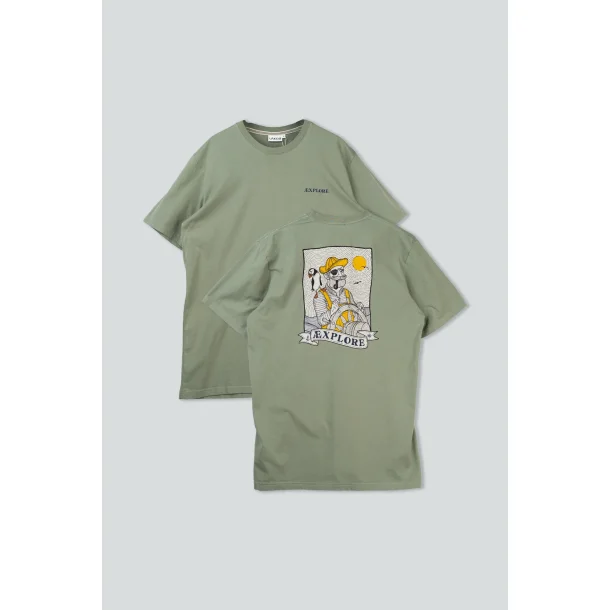 LAKOR Seaparrot &amp; shipster back t-shirt - seaspray