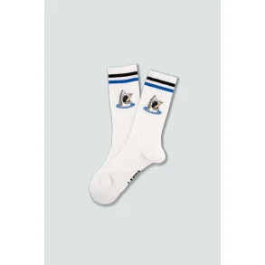 LAKOR Shark Shaka Tennis socks - hvid