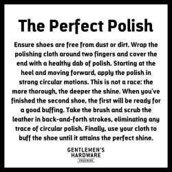 GENTLEMEN'S HARDWARE - Travel Shoe Shine Tin