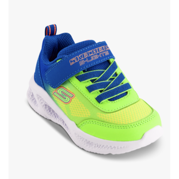 SKECHERS S-Lights Meteor-Lights Krendox Sneaker 401495N - bl/grn 