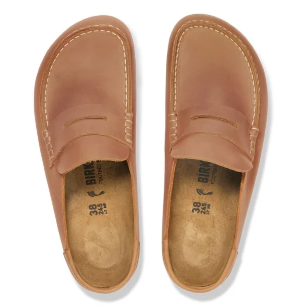 Birkenstock Naples - cognac (smal model)